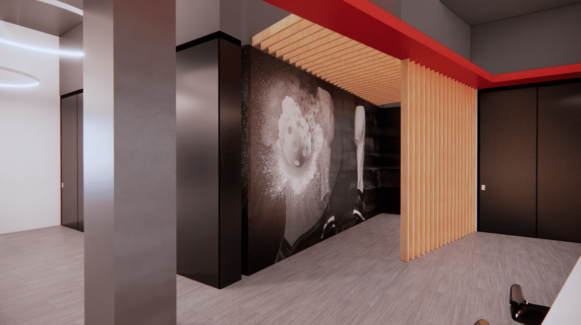 graphic at functions room